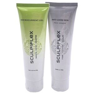 Sculpiflex‎ Microcurrent Gel & Anti-Loose Skin Cream Set 80g New Sealed 2027 EXP